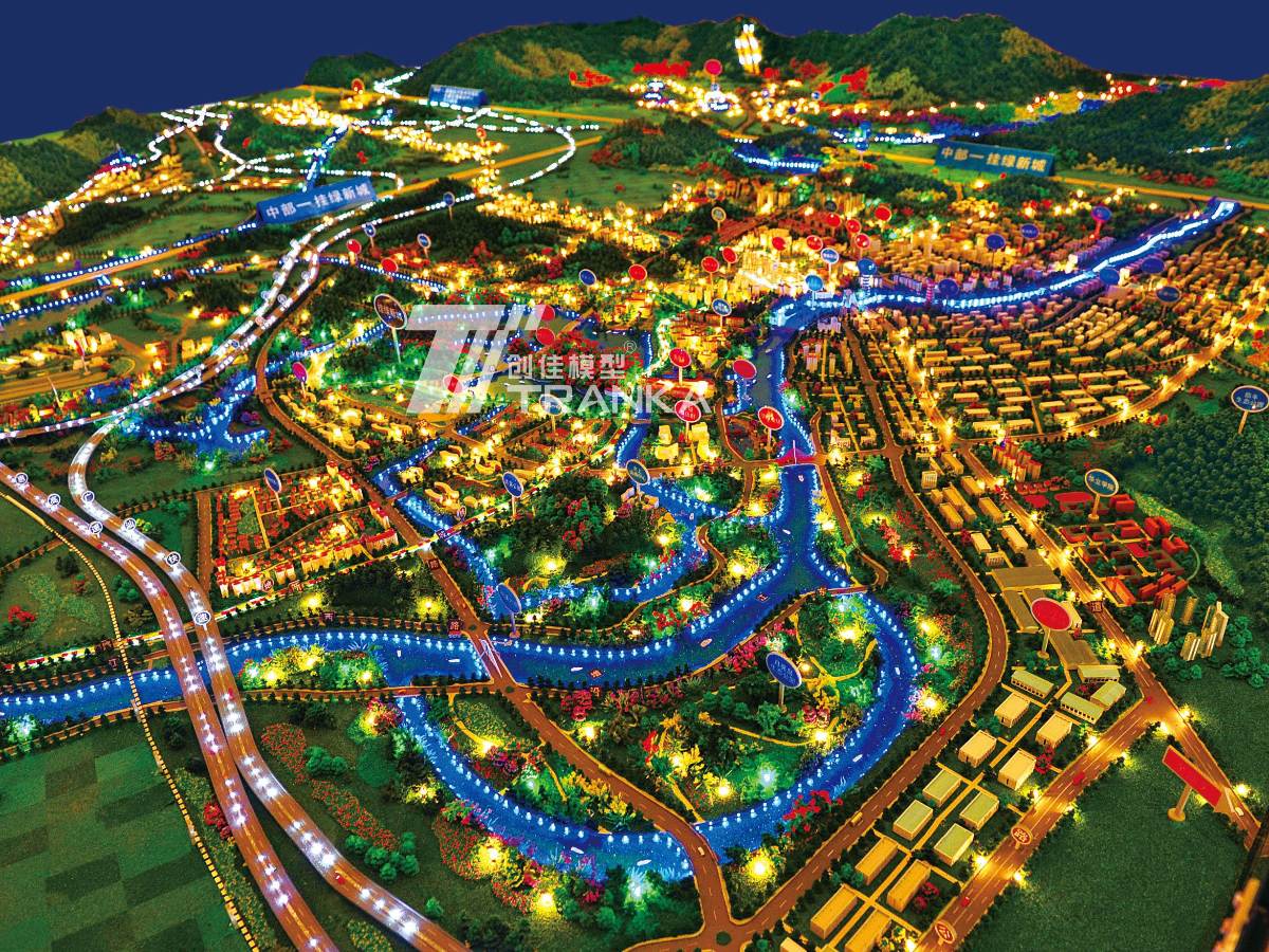 增城城市副中興規(guī)劃模型案例 增城城市副中興規(guī)劃模型案例