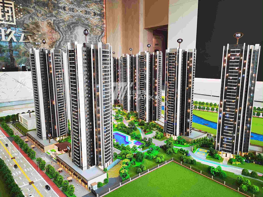 惠州玖云臺建筑沙盤模型案例 惠州玖云臺建筑沙盤模型案例