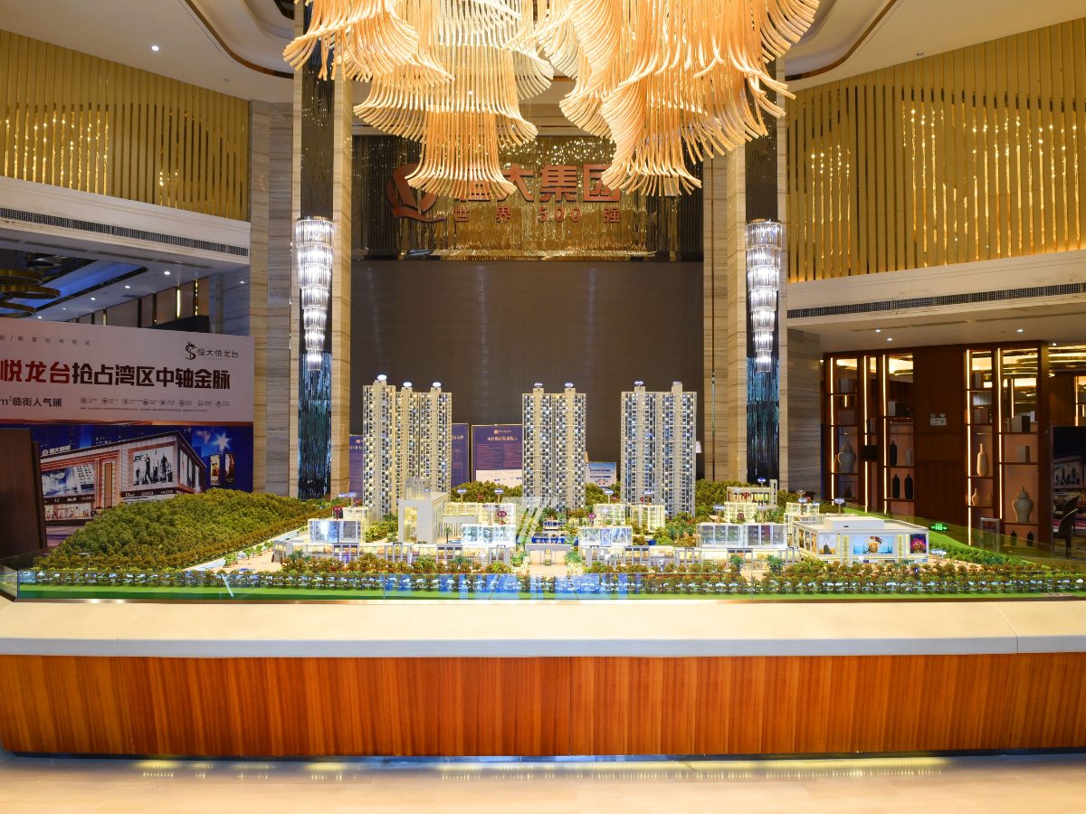 恒大悅龍臺建筑沙盤模型案例 恒大悅龍臺建筑沙盤模型案例