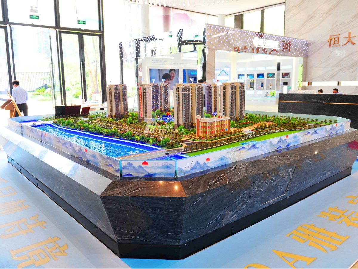 高明恒大濱江左岸建筑沙盤模型案例 高明恒大濱江左岸建筑沙盤模型案例