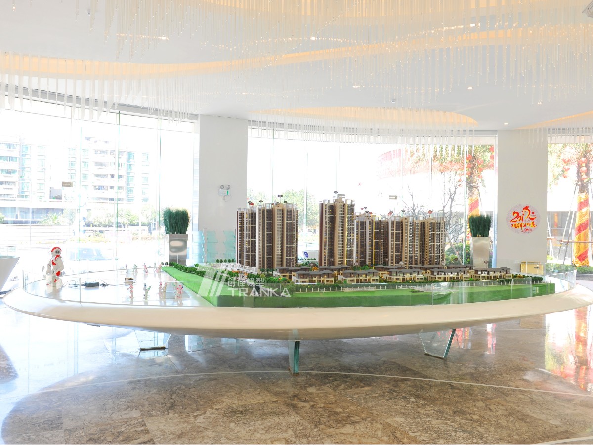 中山東方名都建筑沙盤模型案例 中山東方名都建筑沙盤模型案例